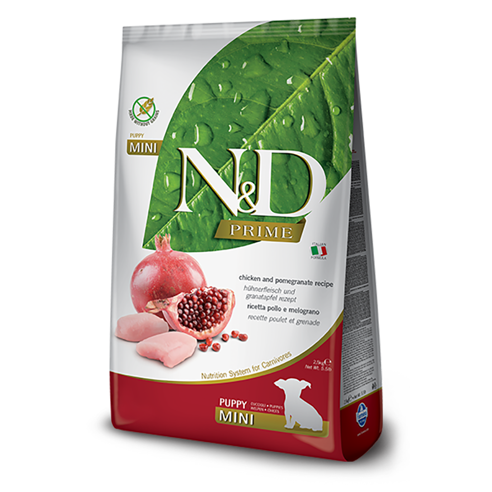 Farmina N&D Prime Puppy Mini Dog Chicken & Pomegranate 5.5lb