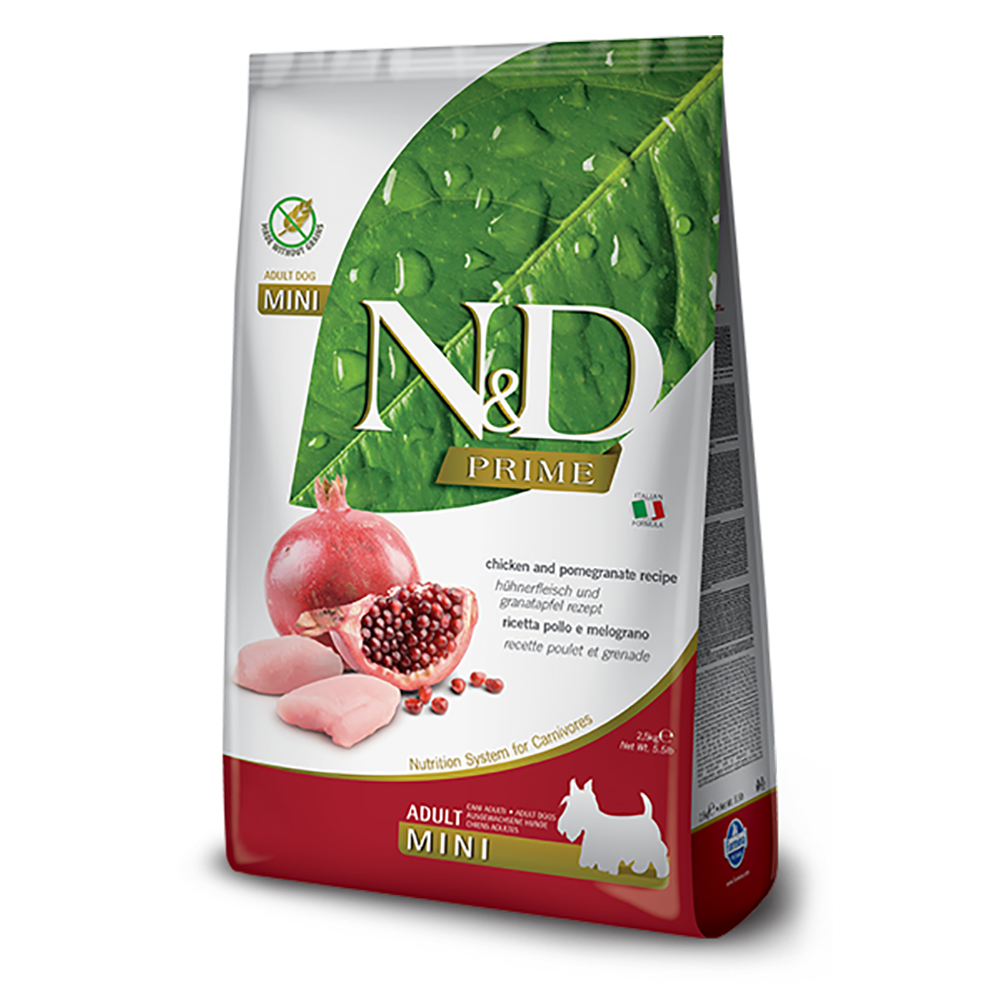 Farmina N&D Prime Adult Mini Dog Chicken Pomegranate 5.5lb