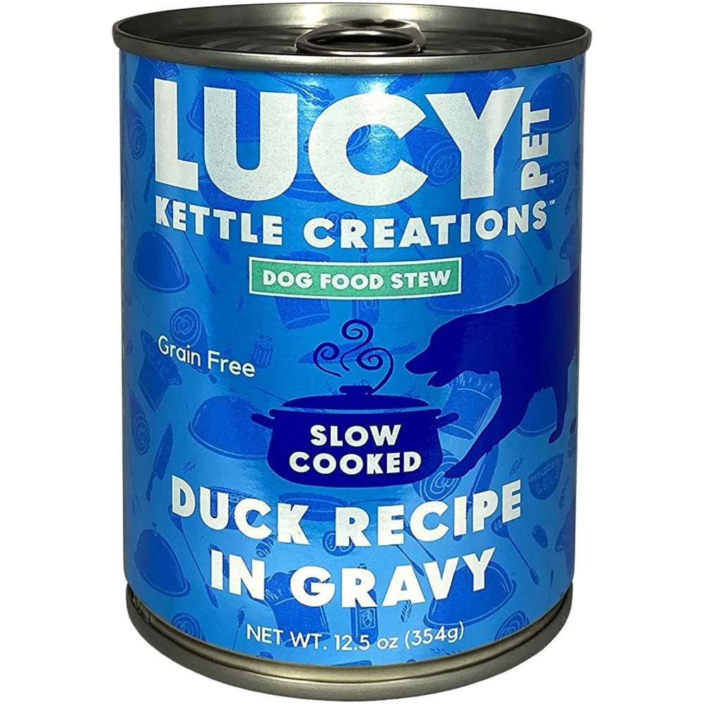 Lucy Pet Kettle Creations Duck in Gravy 12.5oz Can