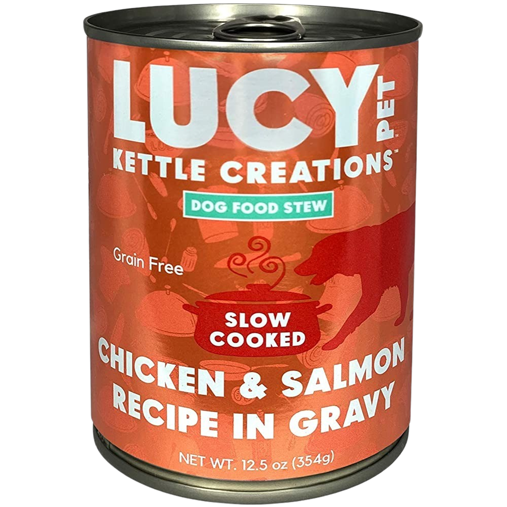 Lucy Pet Kettle Creations Chicken and Salmon 12.5oz Can
