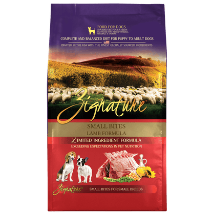 Zignature Lamb Small Bites 13.5lb