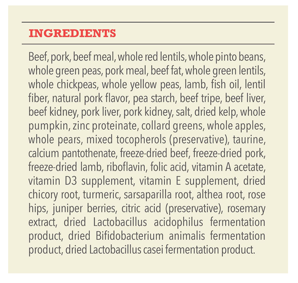 Acana Grain Free Red Meat 13lb