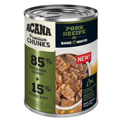 Acana Pork Recipe Can 12.8oz