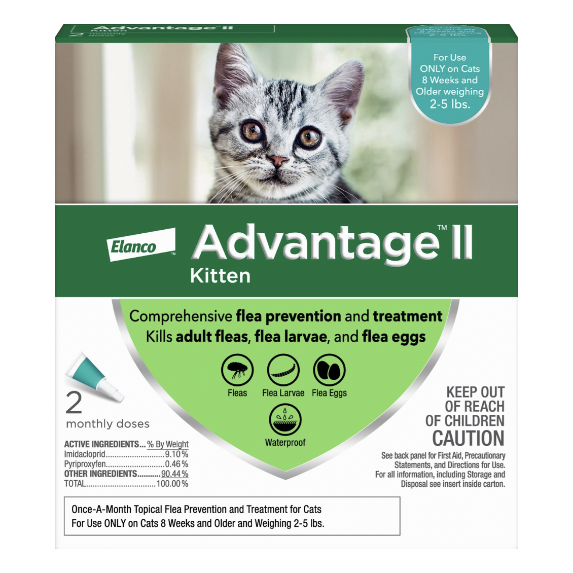 Advantage ll Kitten 2pk